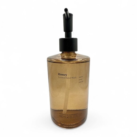 NEW Asquith & Somerset Honey Scented Glass Bottle Hand Wash - 16.23 fl oz, Brown - Picture 1 of 3